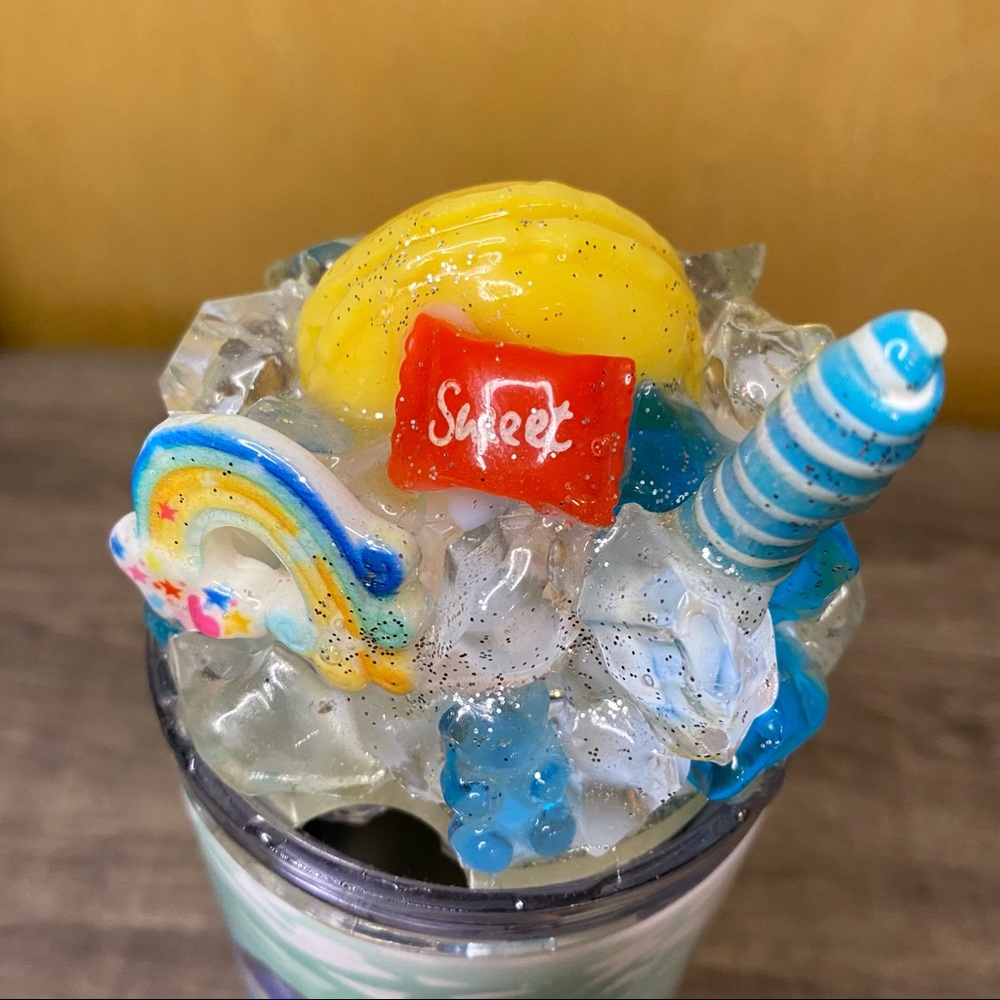 SJB Custom 20oz Stainless Steel Skinny Tumbler, with clear lid and metal straw - Picture 8 of 10